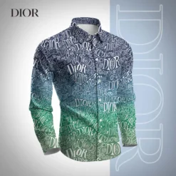 C.DIOR Premium Long Sleeve Button Shirt 2025 LUX-CCY-0THEEL16U