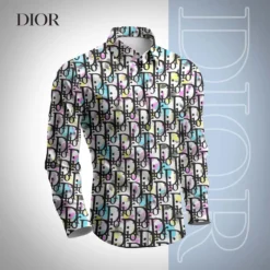 C.DIOR Premium Long Sleeve Button Shirt 2025 LUX-CCY-00SDLFCMA