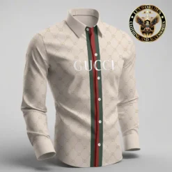 [PREMIUM] GUCCI Limited Long Sleeve Button Shirt 2024 LUX-CCY-0000YNLKDW56
