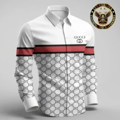 [PREMIUM] GUCCI Limited Long Sleeve Button Shirt 2024 LUX-CCY-0000KUYZMYE7