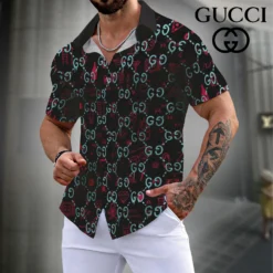 GUCCI Premium Short Sleeve Button Shirt LUX-SP-001ZD9VLZXA