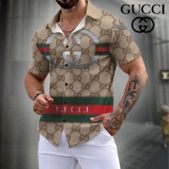GUCCI Premium Short Sleeve Button Shirt LUX-SP-001LQR7YJFZ