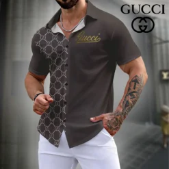 GUCCI Premium Short Sleeve Button Shirt LUX-SP-001Q5YWCPW7