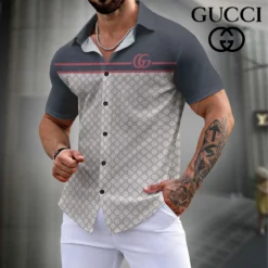 GUCCI Premium Short Sleeve Button Shirt LUX-SP-001LVKAPXAV
