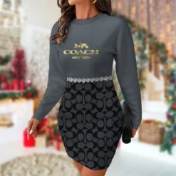 COACH Premium SWEATER DRESS Limited Edition 2025 LUX-ZWY-0XB7ODUBN