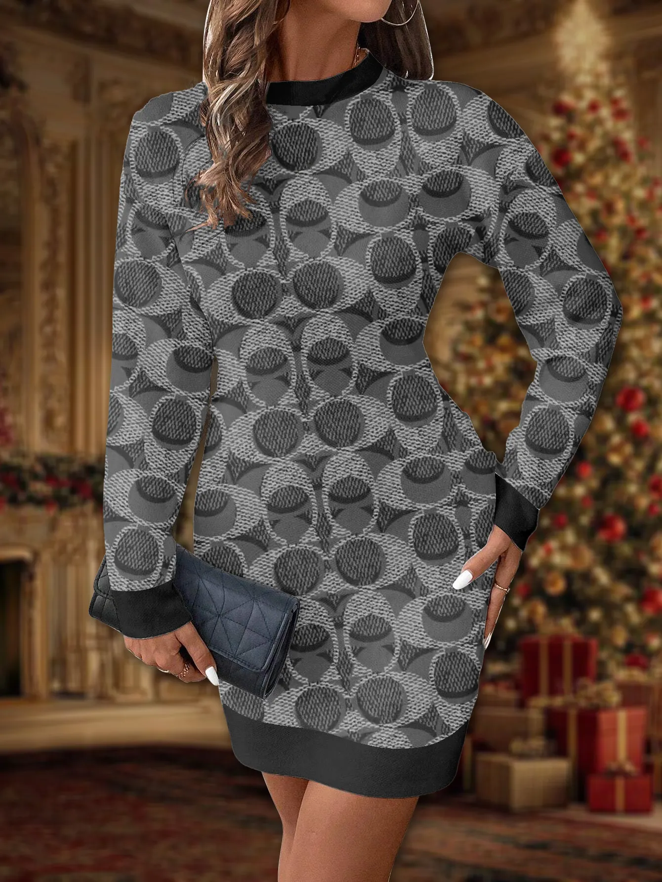 COACH Premium SWEATER DRESS Limited Edition 2025 LUX-ZWY-032YPFWFI