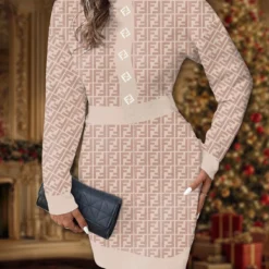 FENDI Premium SWEATER DRESS Limited Edition 2025 LUX-ZWY-0SITPE8MH