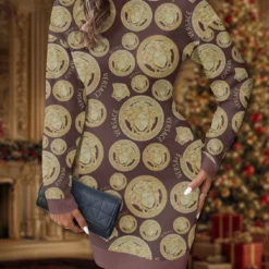 VERSACE Premium SWEATER DRESS Limited Edition 2025 LUX-ZWY-0WDFF7E6L