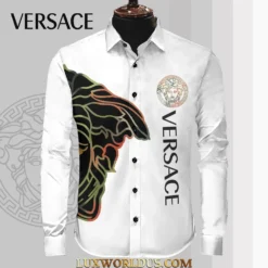 VERSACE Limited Edition Long Sleeves Button Shirt 2025 LUX-CCY-0GRZH0OZJ