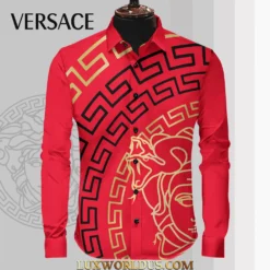 VERSACE Limited Edition Long Sleeves Button Shirt 2025 LUX-CCY-0AJUZJC9T