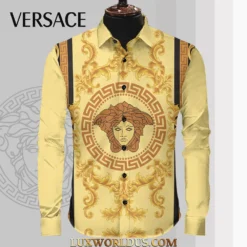 VERSACE Limited Edition Long Sleeves Button Shirt 2025 LUX-CCY-0D0UCJVM5