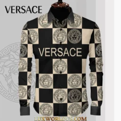 VERSACE Limited Edition Long Sleeves Button Shirt 2025 LUX-CCY-0EHSNYFB1