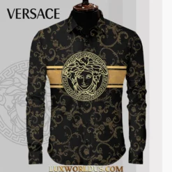 VERSACE Limited Edition Long Sleeves Button Shirt 2025 LUX-CCY-00EKZKE5K