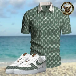 [LIMITED] GUCCI Luxury Polo Shirt x AF1 Sneaker 2025 LUX-TX+STK+F40-VS00DHQHGDIA