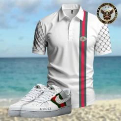 [LIMITED] GUCCI Luxury Polo Shirt x AF1 Sneaker 2025 LUX-TX+STK+F40-VS004HSXUFID