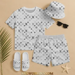 LOUIS VUITTON Premium T-Shirt & Shorts Summer Set 2025 LUX-TX+STK-0Y8FLJZDN