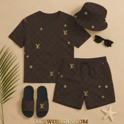 LOUIS VUITTON Premium T-Shirt & Shorts Summer Set 2025 LUX-TX+STK-0GIQSZ7OV