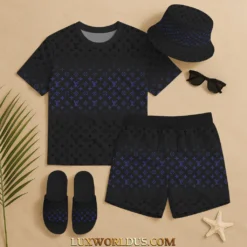 LOUIS VUITTON Premium T-Shirt & Shorts Summer Set 2025 LUX-TX+STK-0AG9SNGMM