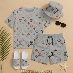 LOUIS VUITTON Premium T-Shirt & Shorts Summer Set 2025 LUX-TX+STK-0L8E5XJY1