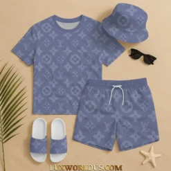 LOUIS VUITTON Premium T-Shirt & Shorts Summer Set 2025 LUX-TX+STK-0Q2IYCZ9F