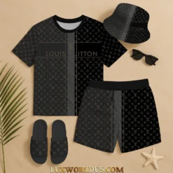 LOUIS VUITTON Premium T-Shirt & Shorts Summer Set 2025 LUX-TX+STK-0RF3MBDEY