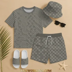 LOUIS VUITTON Premium T-Shirt & Shorts Summer Set 2025 LUX-TX+STK-0ZGXLFBO2