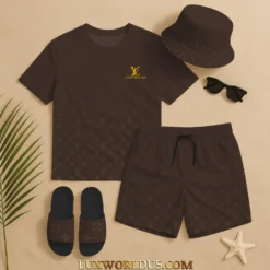 LOUIS VUITTON Premium T-Shirt & Shorts Summer Set 2025 LUX-TX+STK-0R26ZGD8H
