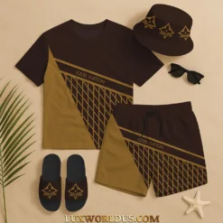 LOUIS VUITTON Premium T-Shirt & Shorts Summer Set 2025 LUX-TX+STK-0TVFK3W4X