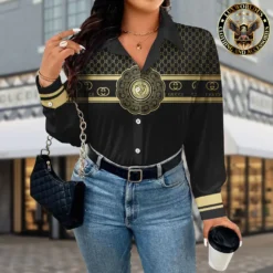 GUCCI Luxury Long Sleeve Button Shirt 2024 LUX-NCY-0000YXGFK4YG
