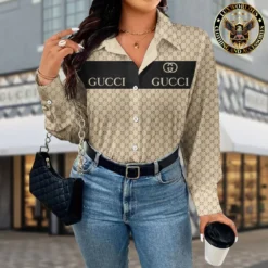 GUCCI Luxury Long Sleeve Button Shirt 2024 LUX-NCY-0000ZZCDO2SD