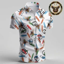 [PREMIUM] GUCCI Limited Short Sleeve Button Shirt 2024 LUX-SP-0016QAIAOAK