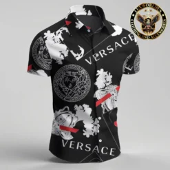 [PREMIUM] VERSACE Limited Short Sleeve Button Shirt 2024 LUX-SP-001RVUM7MAV
