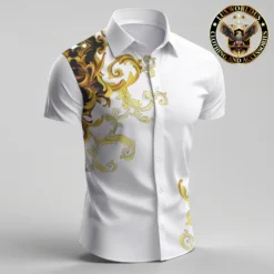 [PREMIUM] VERSACE Limited Short Sleeve Button Shirt 2024 LUX-SP-001NU57POGE