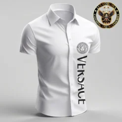 [PREMIUM] VERSACE Limited Short Sleeve Button Shirt 2024 LUX-SP-0015QRMH4BJ