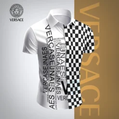 VERSACE Premium Short Sleeve Button Shirt LUX-SP-001TV8DRENQ