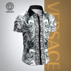 VERSACE Premium Short Sleeve Button Shirt LUX-SP-001TRE0B8YY