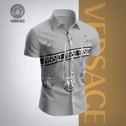 VERSACE Premium Short Sleeve Button Shirt LUX-SP-001VDAQXYNO