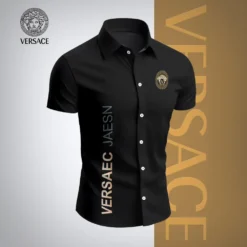 VERSACE Premium Short Sleeve Button Shirt LUX-SP-001Z9V4DRU7