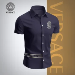 VERSACE Premium Short Sleeve Button Shirt LUX-SP-001G7ETRING