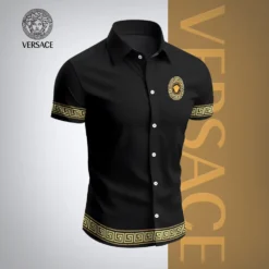 VERSACE Premium Short Sleeve Button Shirt LUX-SP-0017SDB33PQ