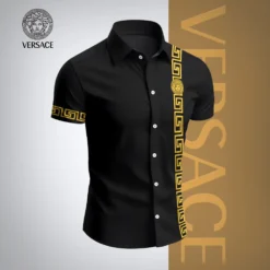 VERSACE Premium Short Sleeve Button Shirt LUX-SP-001IJVQFN10