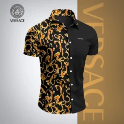 VERSACE Premium Short Sleeve Button Shirt LUX-SP-001TDBOVENW