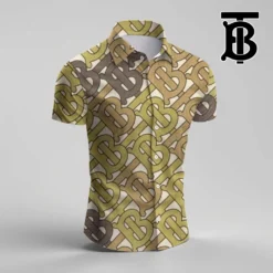 BURBERRY Premium Short Sleeve Button Shirt LUX-SP-001EIHQBFBN