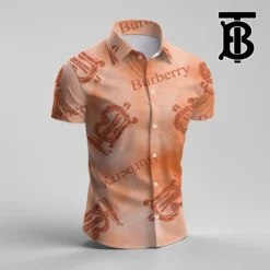 BURBERRY Premium Short Sleeve Button Shirt LUX-SP-001SLM3PGWC