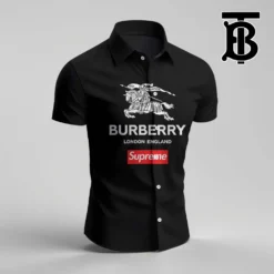 BURBERRY Premium Short Sleeve Button Shirt LUX-SP-001WBRK8WFZ