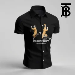 BURBERRY Premium Short Sleeve Button Shirt LUX-SP-0015KIVEVIE