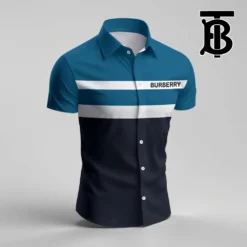 BURBERRY Premium Short Sleeve Button Shirt LUX-SP-001Q7HW0BZ6