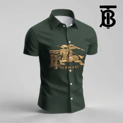 BURBERRY Premium Short Sleeve Button Shirt LUX-SP-001US7UR789