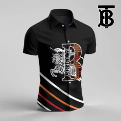 BURBERRY Premium Short Sleeve Button Shirt LUX-SP-001EBY6RHC9