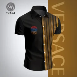 VERSACE Premium Short Sleeve Button Shirt LUX-SP-001HMTQYH62